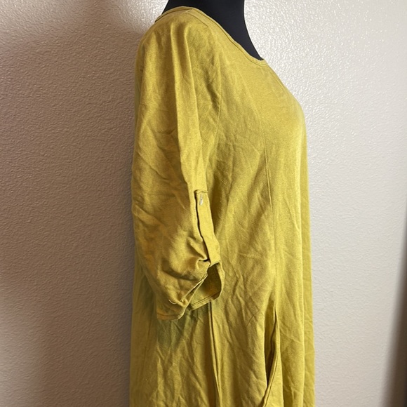 Flamingo Urban Boho dress, Wm’s Sz medium, mustard color - Picture 5 of 9